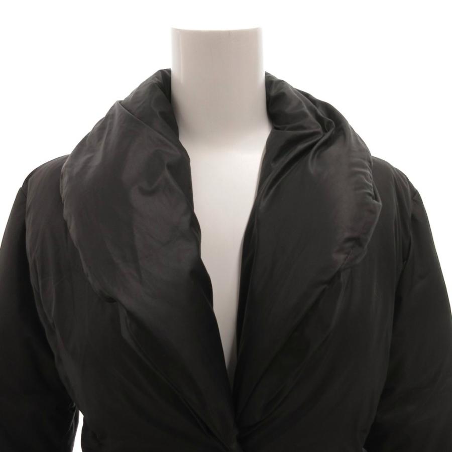 SISLEY シスレー ジャケット 黒 XL シスレー SISLEY ダウンジャケット ショールカラー 裏地 総柄 XS 黒