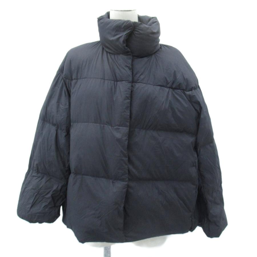 ユニクロ（UNIQLO） ダウンジャケット M 黒 ブラック スタンドカラー
