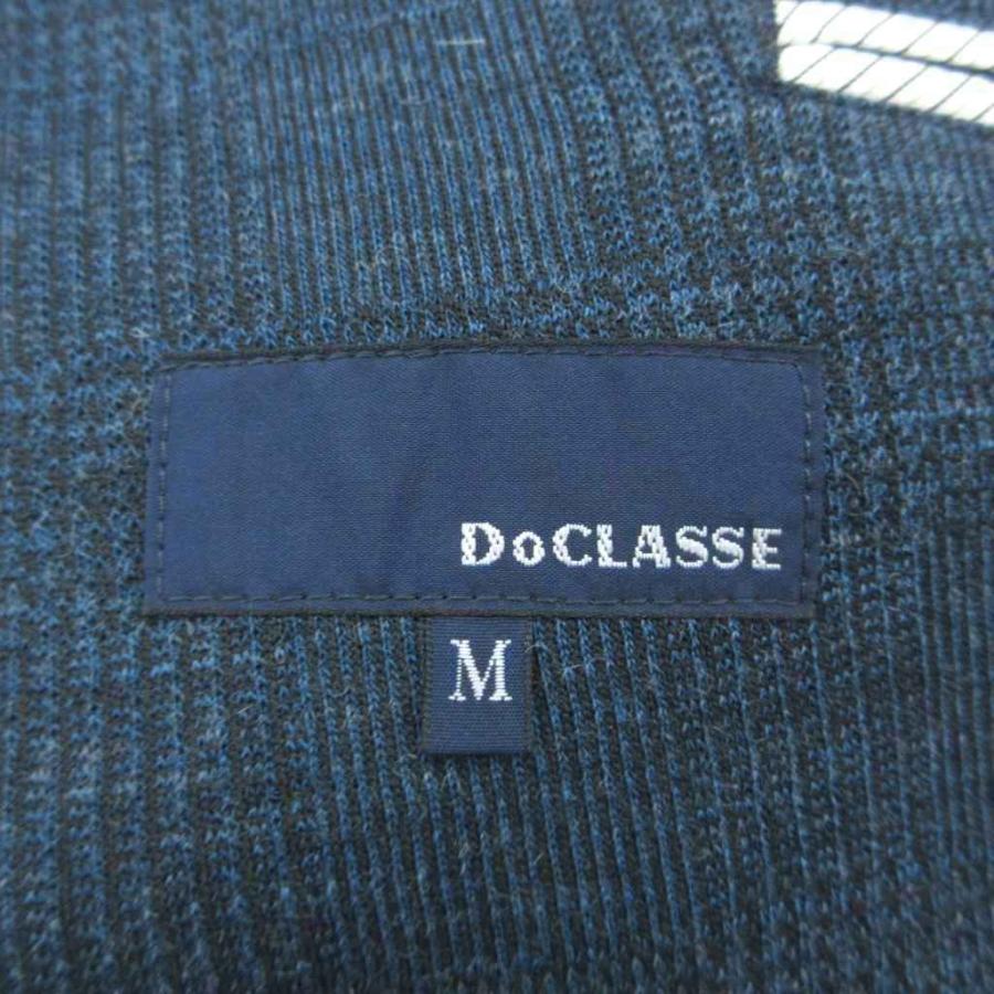 ドゥクラッセ DoCLASSE テーラードジャケット シングルボタン M 紺 
