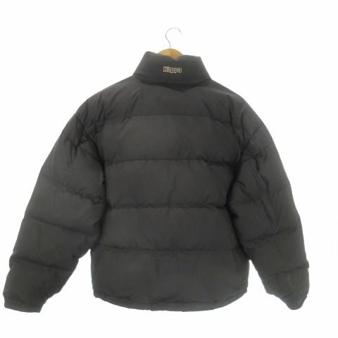 ガガ　ダウン　ブラック カッパ kappa ダウンジャケット S 黒 ブラック 長袖 スタンドカラー