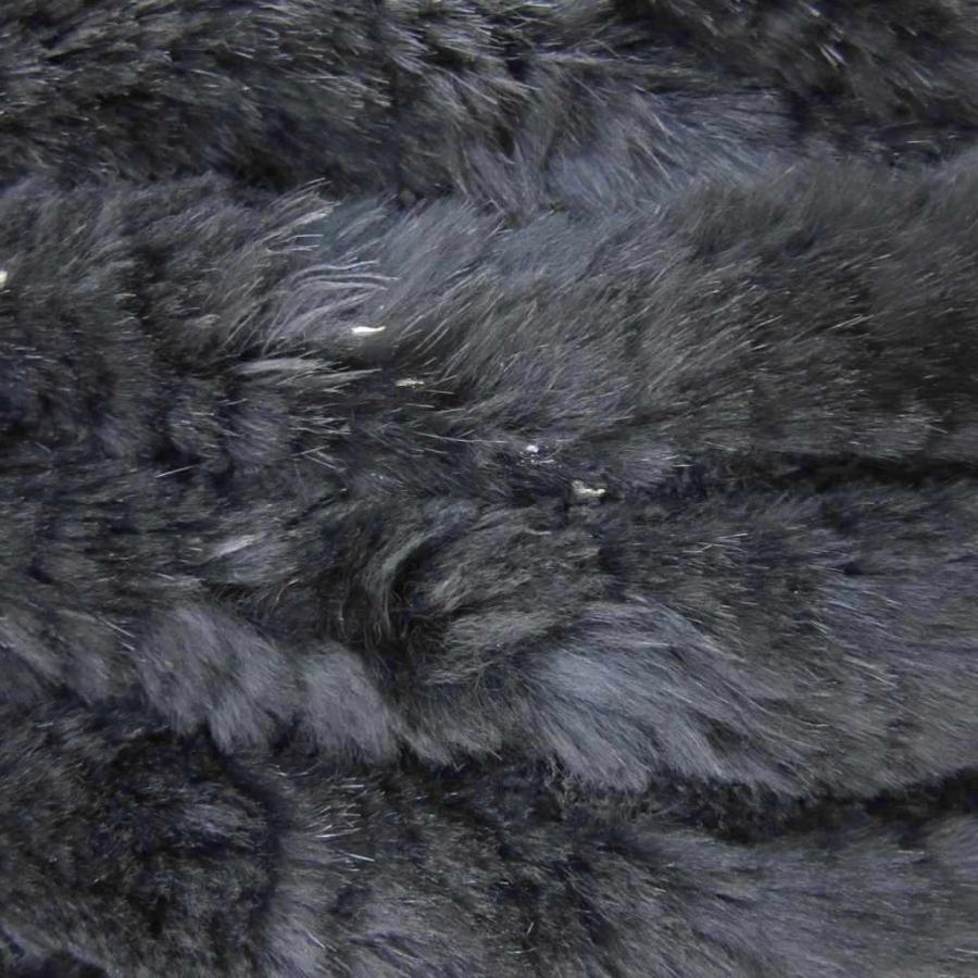 ぺけ　ブラックラビットファー　ミディ丈 レザークラフト・革販売のニシカワレザー