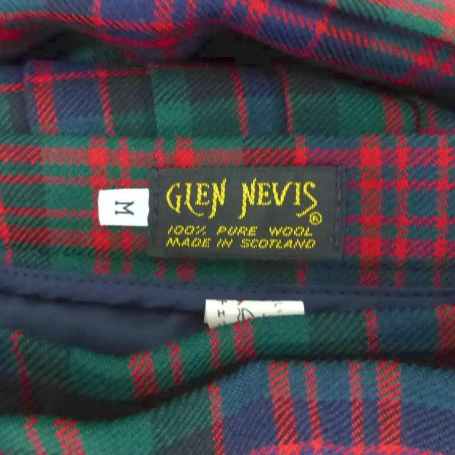 グレンネイビス glen nevis ラップスカート プリーツスカート M 赤