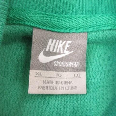 Nike ジップアップジャケット グリーン系　XLサイズ NIKE（ナイキ） ジャケット ジップアップ パイル XL 緑 グリーン 黄