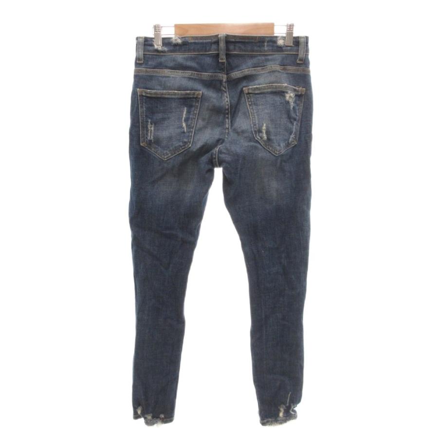 ザラマン ZARA MAN デニムパンツ ジーンズ ダメージ加工 ウォッシュ