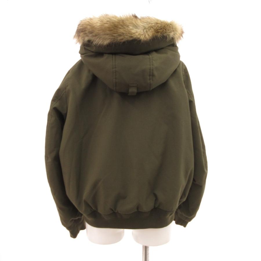 ユニクロ（UNIQLO） 中綿ジャケット ブルゾン エコファー L カーキ /JS