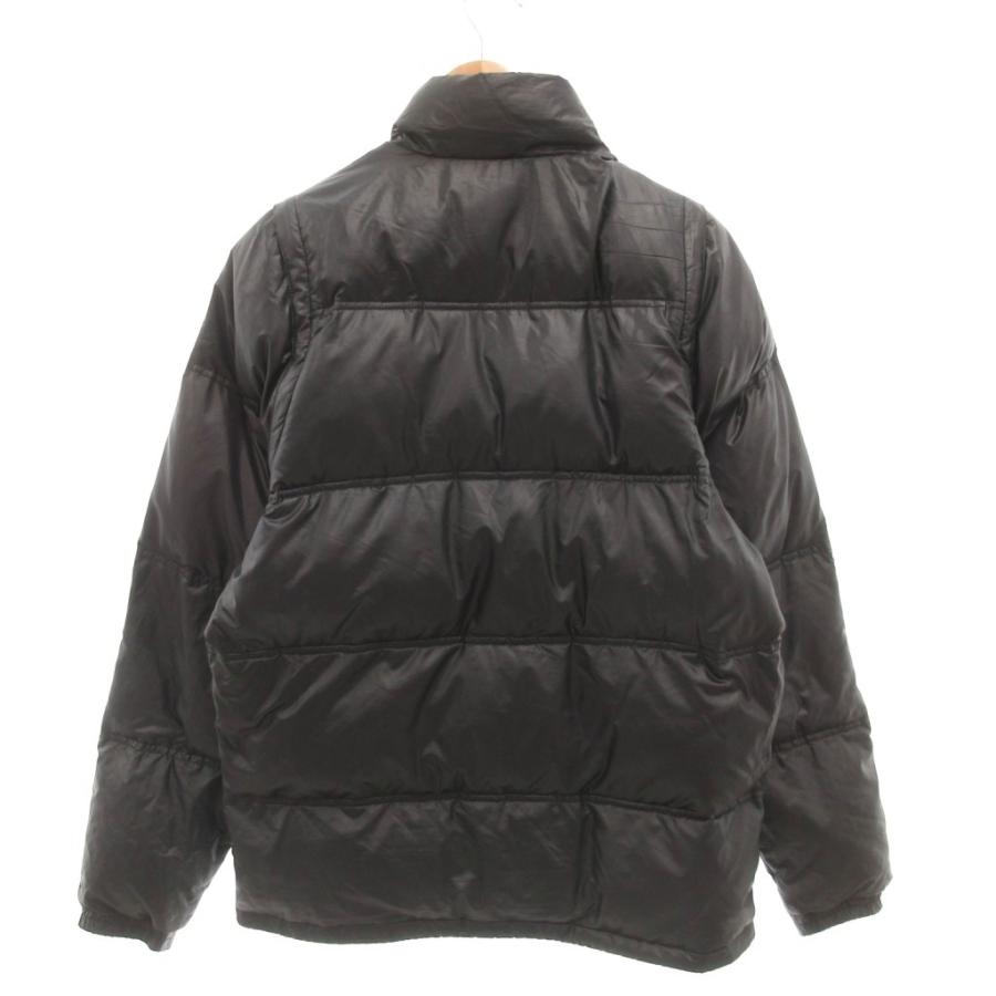 ティゴラ TIGORA ダウンジャケット ブルゾン スタンドカラー M 黒