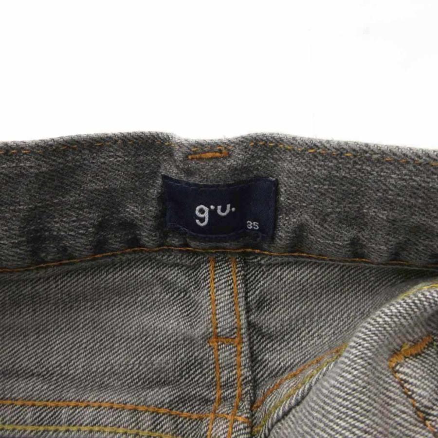 ジーユー GU デニムパンツ ジーンズ 35 グレー ダメージ加工 ストレート /NU GY59 メンズ : ブランド古着販売のベクトル ...