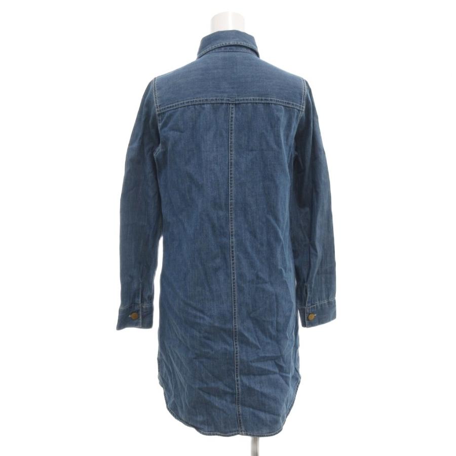 Lee（リー） シャツワンピース デニム チュニック S インディゴブルー