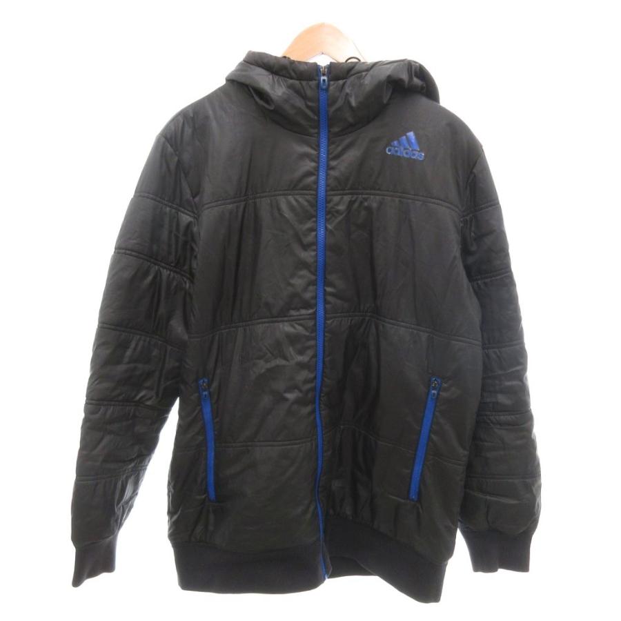 adidas（アディダス） ジャケット ジャンパー M 黒 ブラック フード 