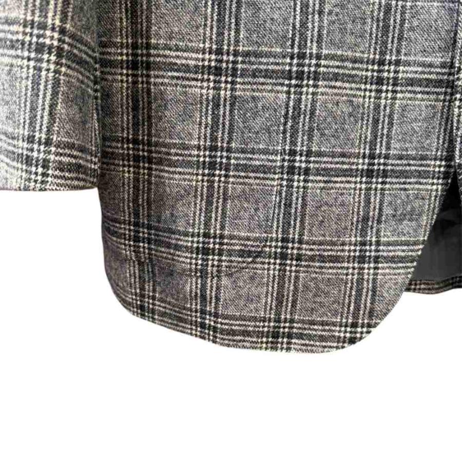 ビームスエフ BEAMS F テーラードジャケット チェック ウール カシミヤ