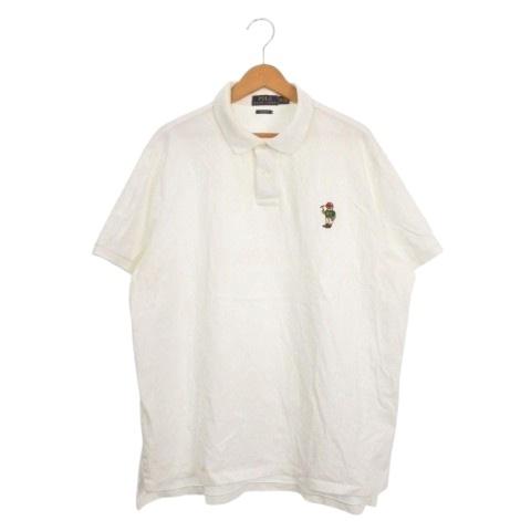 ポロ ラルフローレン POLO RALPH LAUREN ポロシャツ XXL 白 ホワイト