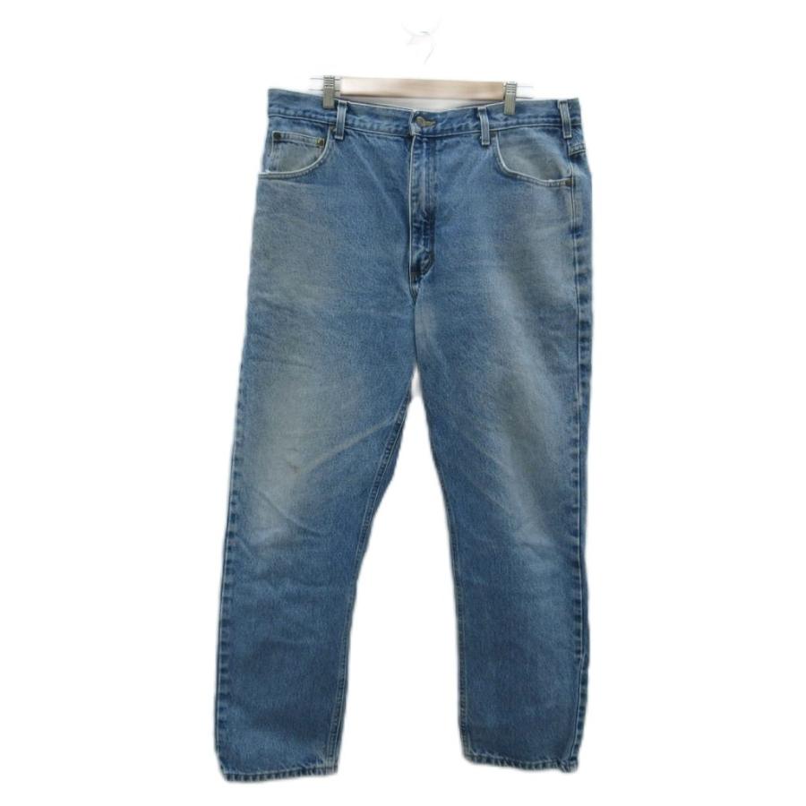 カーハート carhartt デニムパンツ ジーンズ ストレートパンツ W40 L32 
