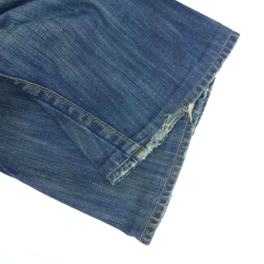 トゥルーレリジョン SECTION ROW SEAT デニムパンツ ジーンズ ロング丈