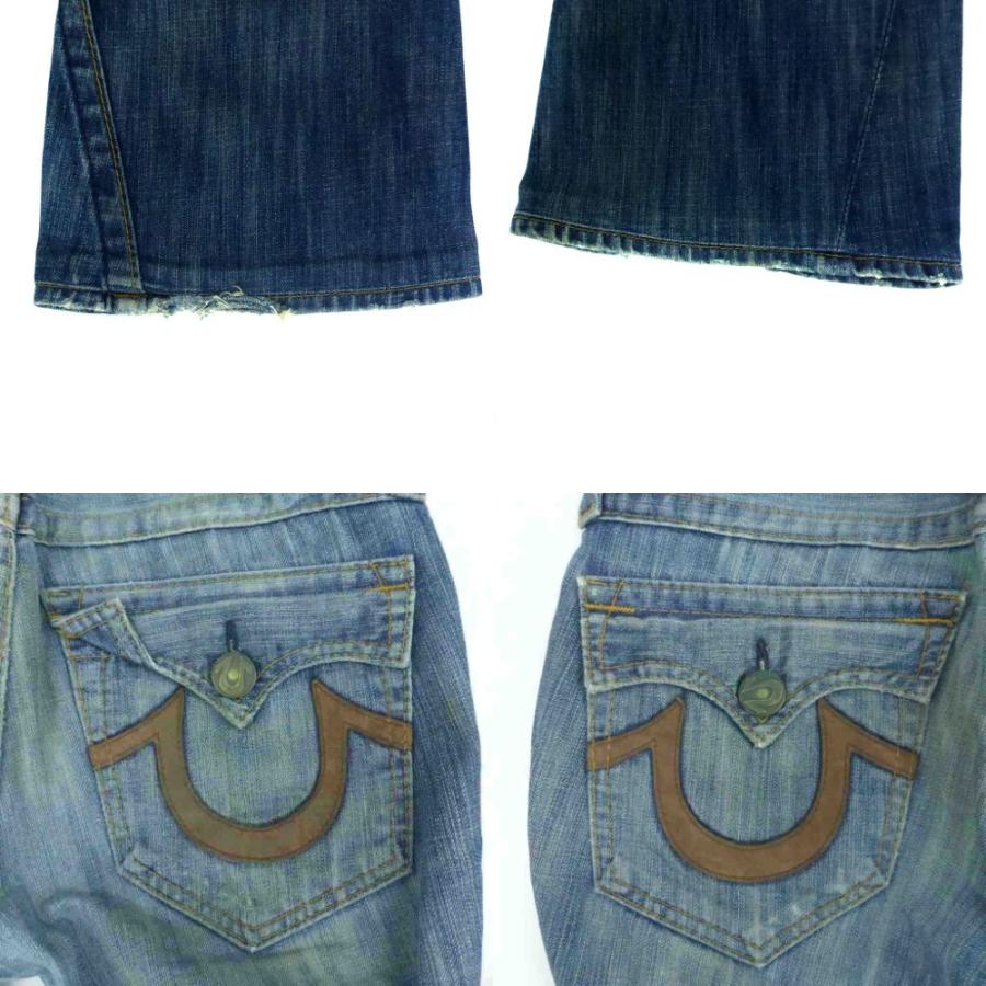 トゥルーレリジョン SECTION ROW SEAT デニムパンツ ジーンズ ロング丈