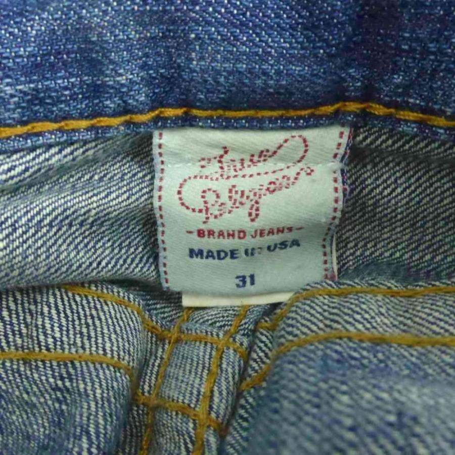 トゥルーレリジョン SECTION ROW SEAT デニムパンツ ジーンズ ロング丈