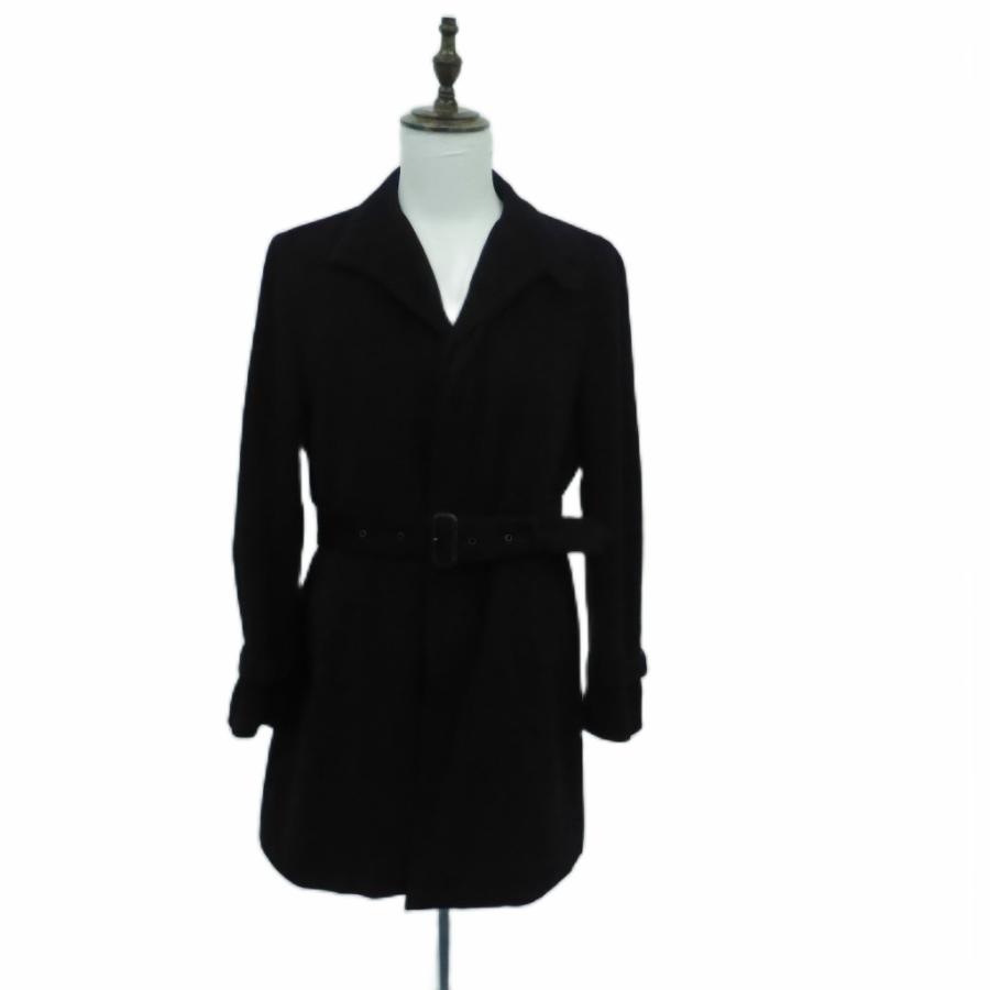 TAKEO KIKUCHI（タケオキクチ） ロングコート アンゴラ 4 XL 黒