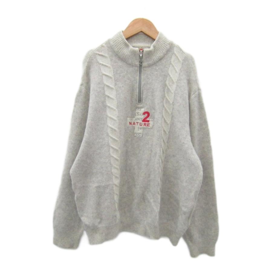 【新品】カステルバジャック　CASTELBAJAC　ハーフジップタートルセーター 未使用品 カステルバジャック CASTELBAJAC ニット セーター 長袖