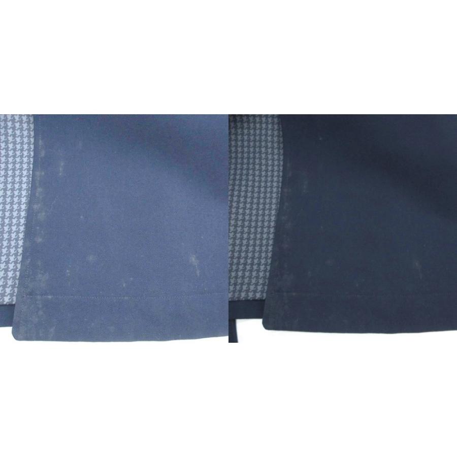 ダーバン DURBAN ステンカラーコート 98B5 紺 ネイビー 無地 ベルト