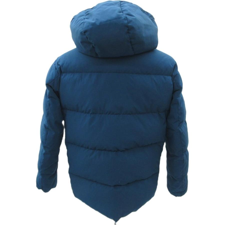 キャンプセブン CAMP7 ACTIVEダウンジャケット ミドル丈 L 青 ブルー