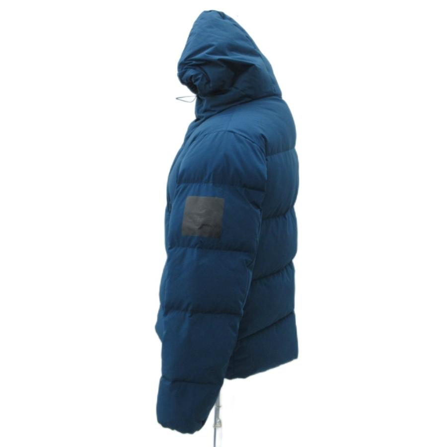 キャンプセブン CAMP7 ACTIVEダウンジャケット ミドル丈 L 青 ブルー