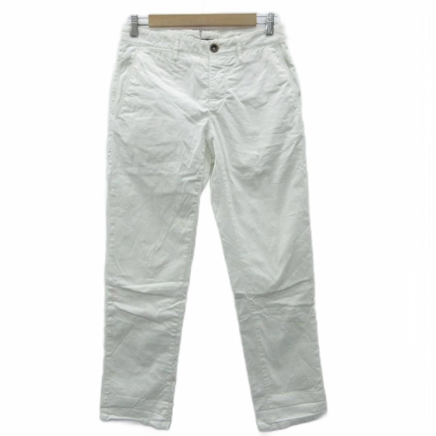 インコテックス INCOTEX ストレートパンツ アンクル丈 30インチ 白