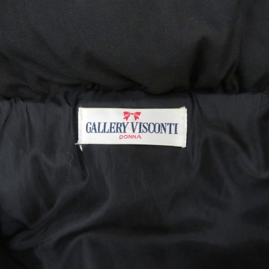 ギャラリービスコンティ GALLERY VISCONTI ダウンコート 2 黒 ブラック 