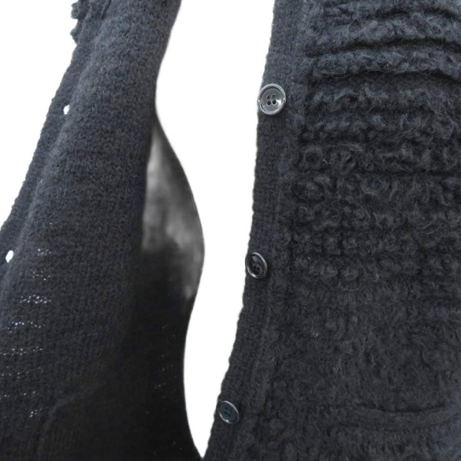 ソニアリキエル SONIA RYKIEL ニットコート 黒 ブラック 襟付き ロング