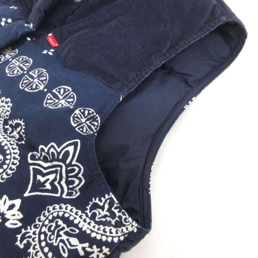 Levi's（リーバイス） ダウンベスト カウボーイ ウエスタン ペイズリー