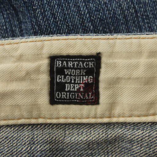 バータック Bartack ジーンズ M ブルー フルレングス ウォッシュ加工 
