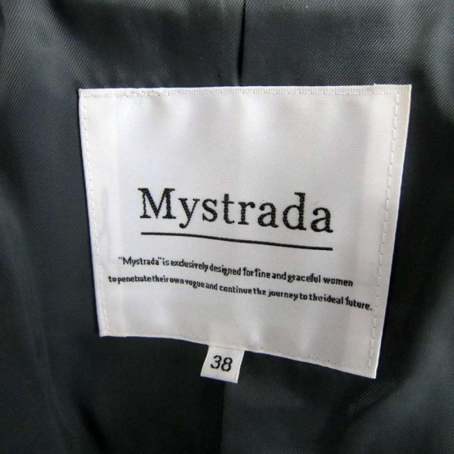 マイストラーダ Mystrada コート ロング丈 無地 フード付き ファー