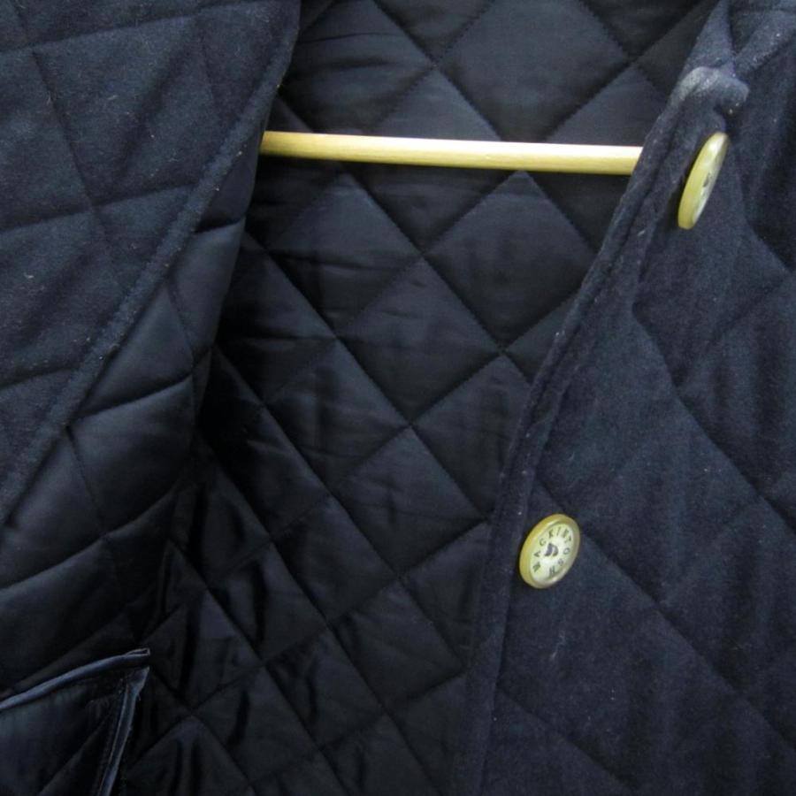 MACKINTOSH ネイビー キルティングロングコート マッキントッシュ MACKINTOSH SCOTLAND キルティングコート ロング丈