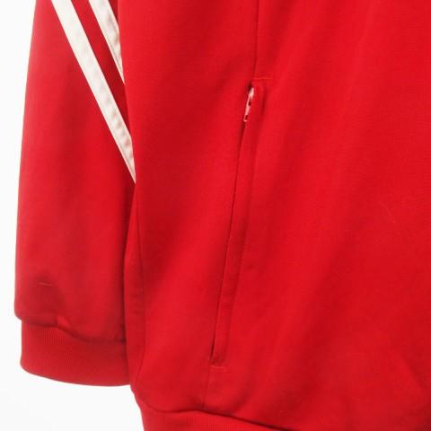 adidas（アディダス） ジャージ ジャケット 6XO 赤 レッド 黒 ブラック 