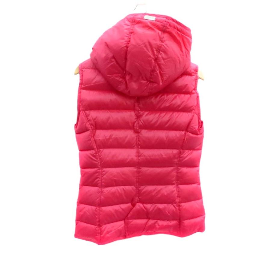 エスカーダ ESCADA ダウンベスト ジャケット 32 XXS ピンク フード付き