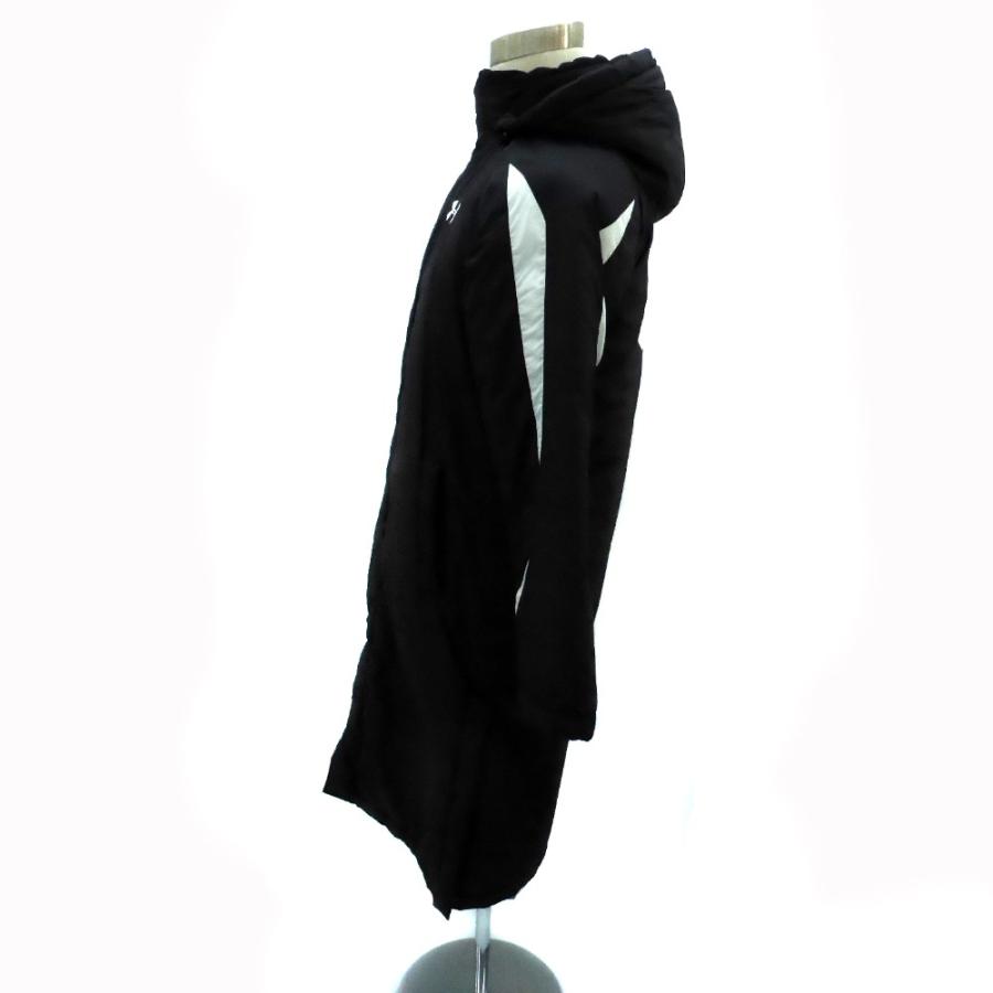 アンダーアーマー UNDER ARMOUR ベンチコート ロング丈 SM 黒 ブラック