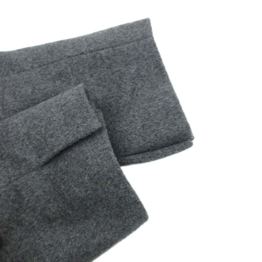 23区　ニジュウサンク ウールアンゴラノーカラーロングコート 小さい　サイズ32 23区（ニジュウサンク） オンワード樫山 ウール アンゴラ ビーバー