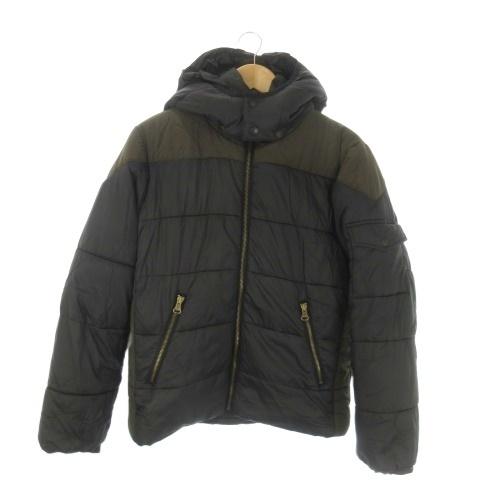 BEAMS（ビームス） 中綿ジャケット 上着 S 黒 ブラック フード付き 