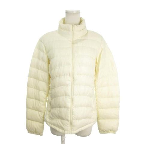 ユニクロ（UNIQLO） ダウンジャケット 上着 M 白 ホワイト スタンド