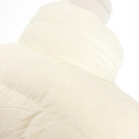 ユニクロ（UNIQLO） ダウンジャケット 上着 M 白 ホワイト スタンド