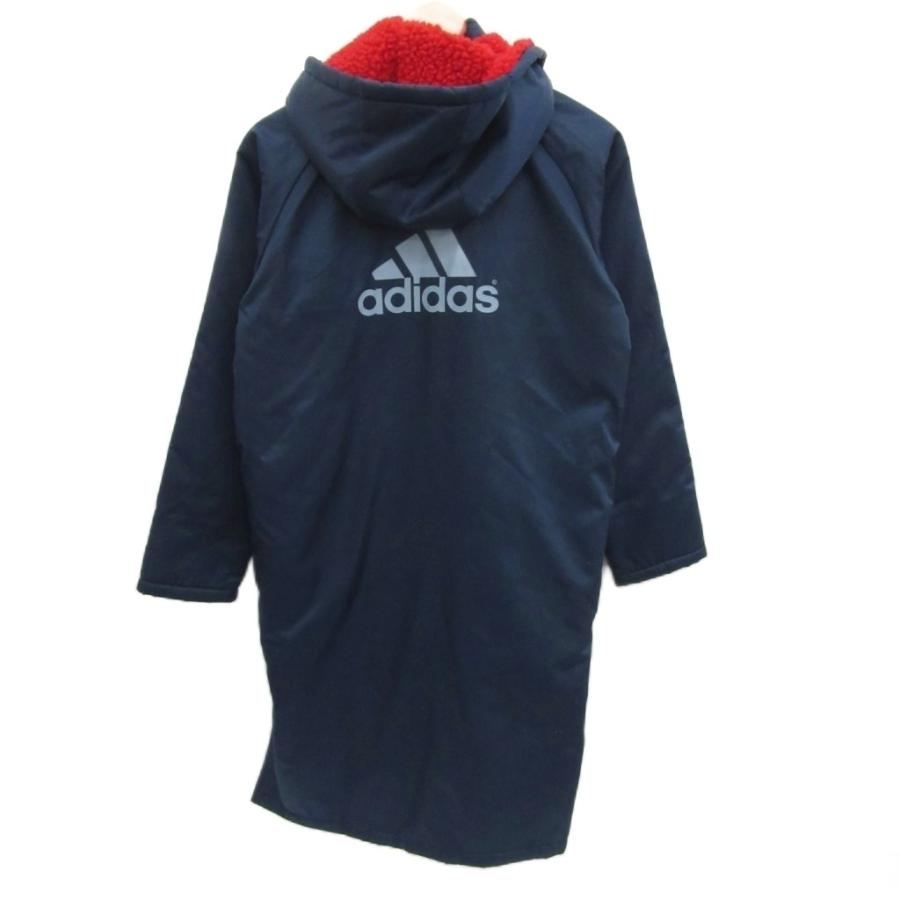 adidas（アディダス） スポーツウエア ベンチコート ロング丈 160cm 紺
