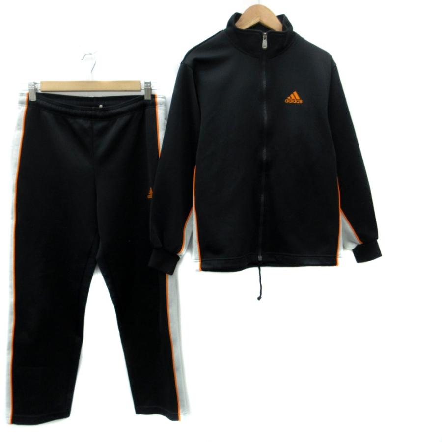 adidas（アディダス） スポーツウェア ジャージ セットアップ 150 黒