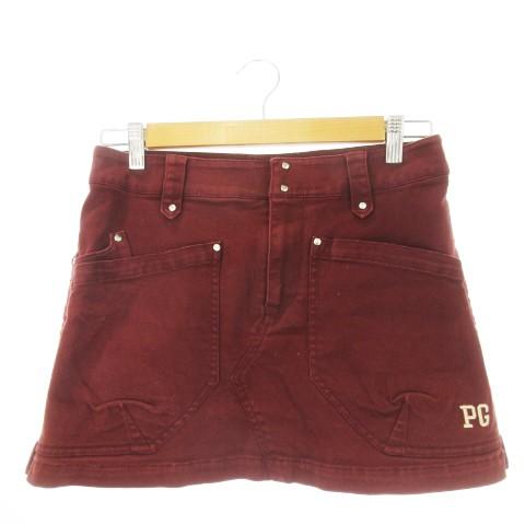 パーリーゲイツ PEARLY GATES ミニスカート ゴルフ ロゴ刺繍