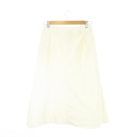 MAX MARA マックスマーラ 白タグ ミディフレア スカート マックスマーラ 白タグ コットンフレアスカート ホワイト サイズ34