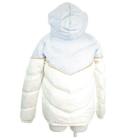 【超希少】00s NIKE ナイキ Nike ダウンジャケット ホワイト M Mサイズ 新品未使用 NIKE ナイキ サーマ ダウンジャケット ロング 撥水