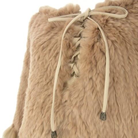 未使用品 ムーンバット MOONBAT ファーケープ ジャケット 上着