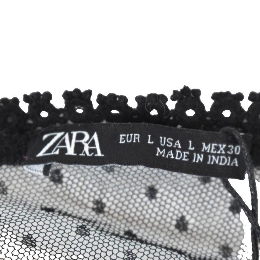 ZARA 未使用タグ付き　総レース　ミニワンピース　チュニック ZARA - ZARA 花柄 総レース ミニワンピース チュニックの通販 by m's