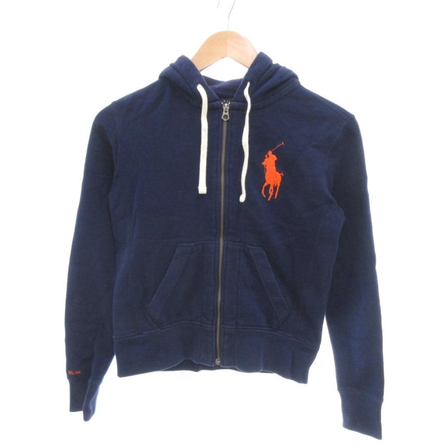 90s ラルフローレン　ビッグポニー　ジップパーカー刺繍 swag 00s】Ralph Lauren ビッグポニー ジップパーカー SWAG - メルカリ
