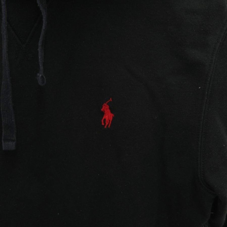 ポロ ラルフローレン POLO RALPH LAUREN パーカー フーディー S 黒