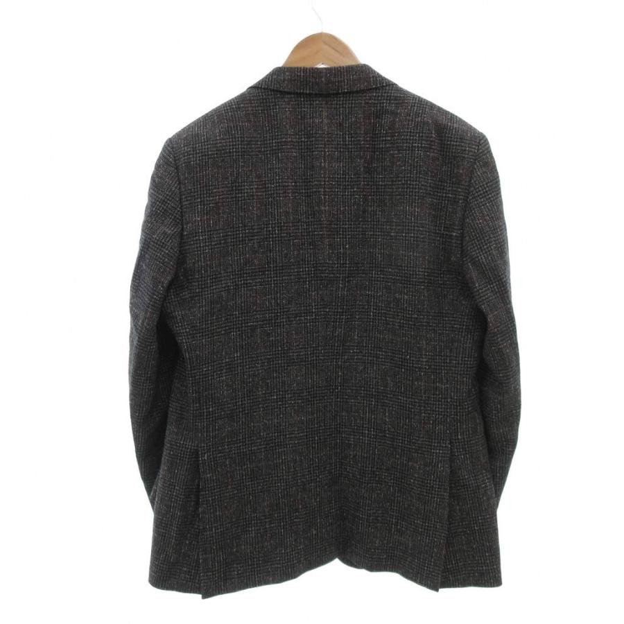 ダックス DAKS テーラードジャケット AB6 グレー チェック柄 長袖