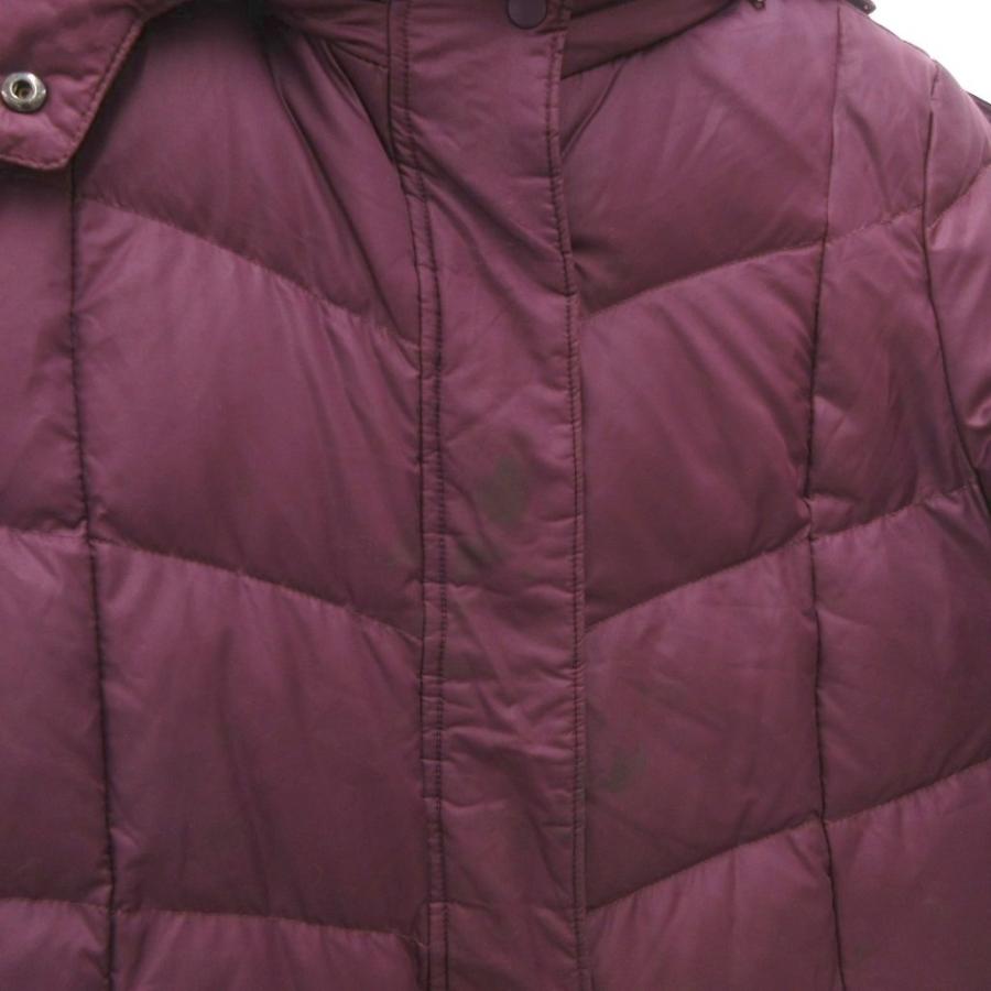 ユニクロ（UNIQLO） ダウンコート M 紫 パープル 長袖 フェイクファー