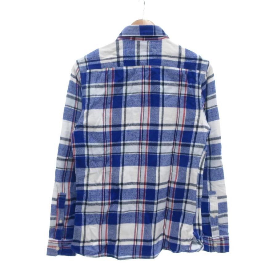 Levi's ヴィンテージ　ネルシャツ　L　ビンテージ　青色　made in　USA 中古・古着通販】LEVI'S VINTAGE CLOTHING (リーバイス ビンテージ